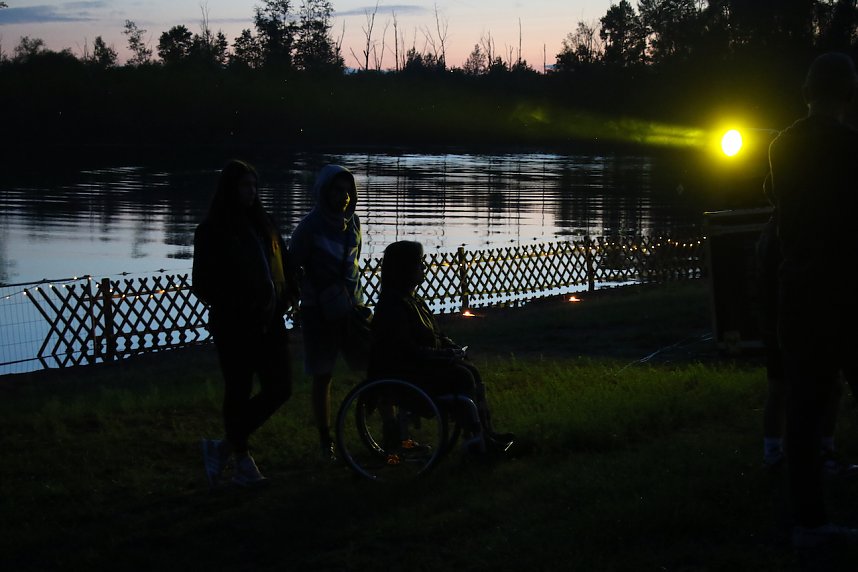 Feuer & Flamme am Kiesschacht in Nordhausen