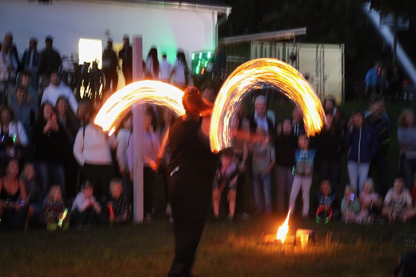 Feuer & Flamme am Kiesschacht in Nordhausen