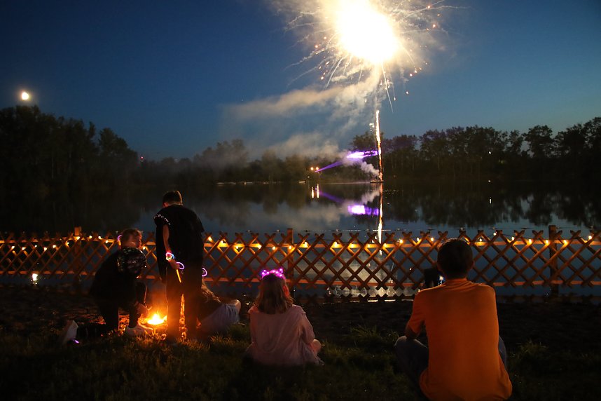 Feuer & Flamme am Kiesschacht in Nordhausen