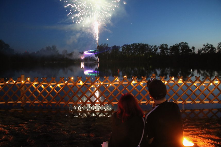 Feuer & Flamme am Kiesschacht in Nordhausen