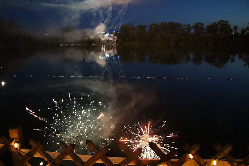 Feuer & Flamme am Kiesschacht in Nordhausen