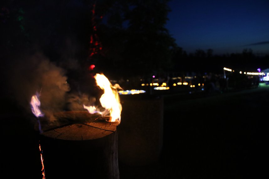 Feuer & Flamme am Kiesschacht in Nordhausen
