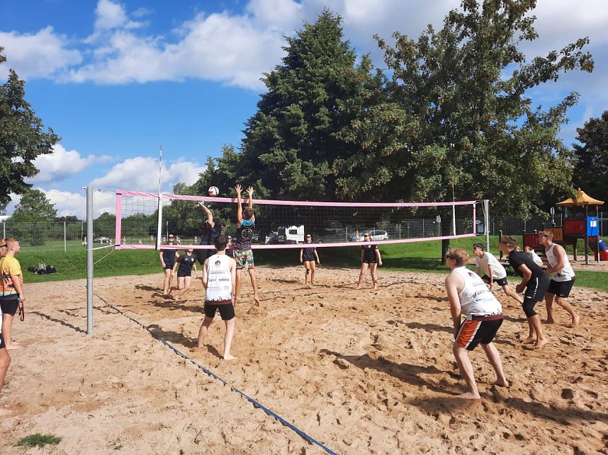 Der SVC und die EVN luden an Land zum 1. Beach-Cup