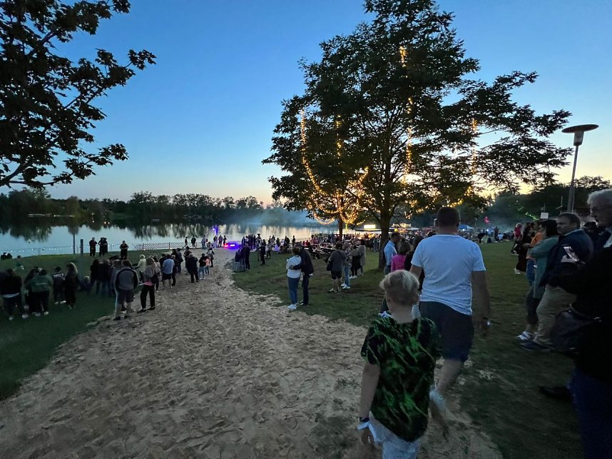 Gro&szlig;es Spektakel am Abend: das Lichterfest