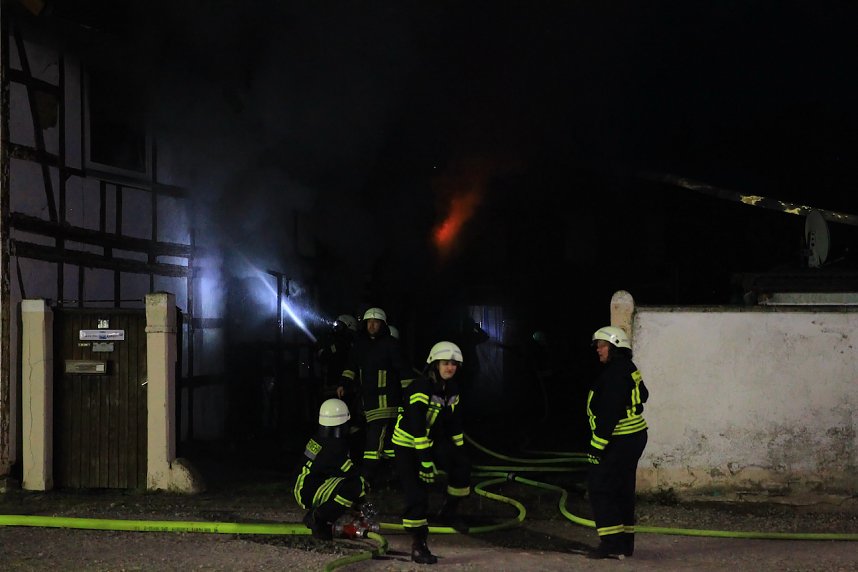 Brand in Wolkramshausen