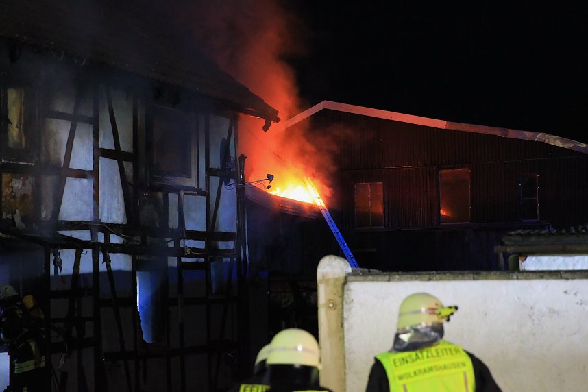 Brand in Wolkramshausen