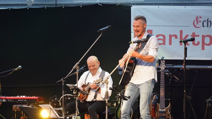 Rock f&uuml;r den Frieden auf dem Parkdeck der Echter Nordh&auml;user Marktpassage