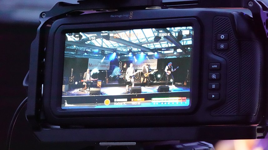 Rock f&uuml;r den Frieden auf dem Parkdeck der Echter Nordh&auml;user Marktpassage