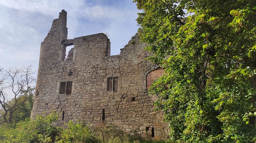 Peter Blei unterwegs auf der Sachsenburg