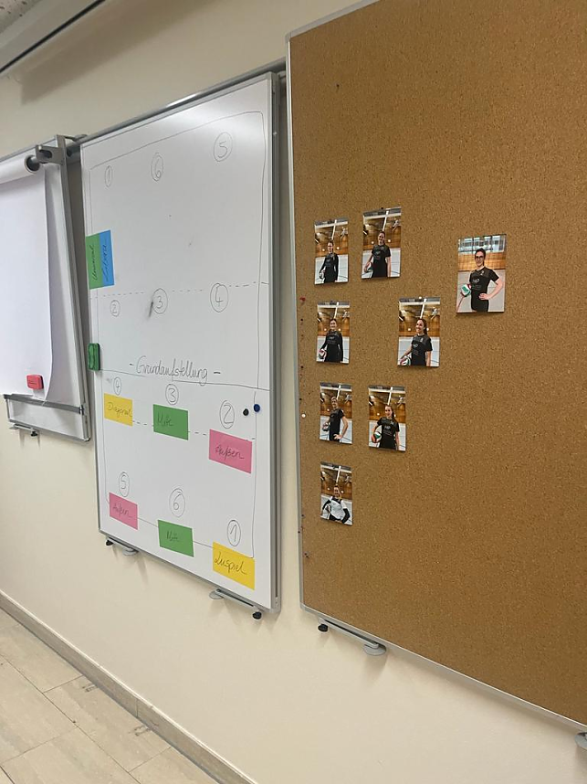 Bleicherodes Volleyballdamen in der Sportschule Werdau