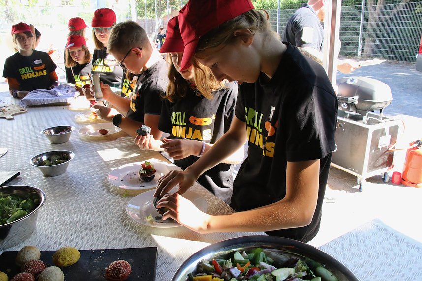 Die "Grill Ninjas" der KKS