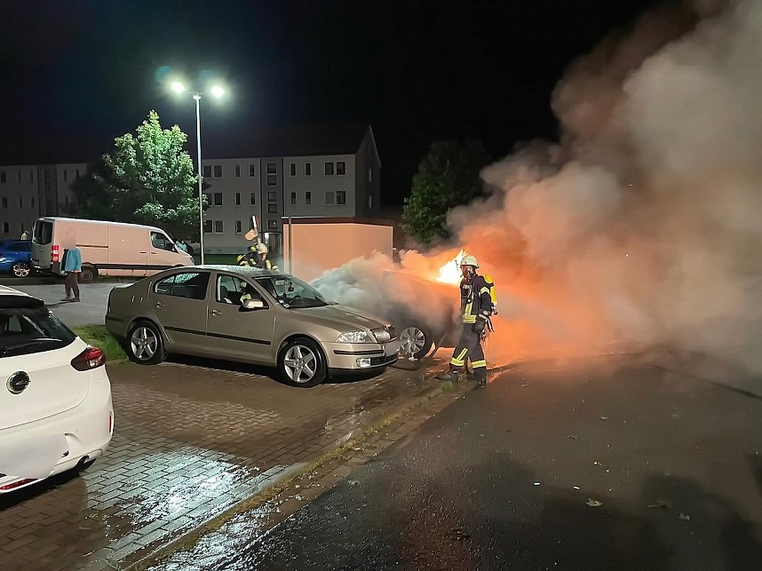 Pkw-Brand in Sollstedt