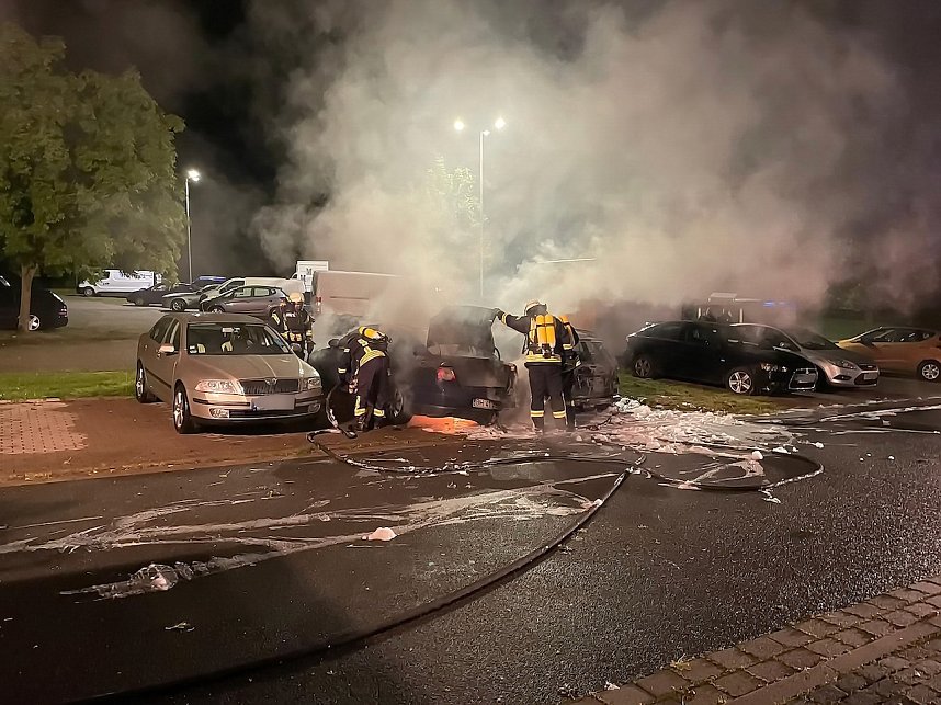 Pkw-Brand in Sollstedt