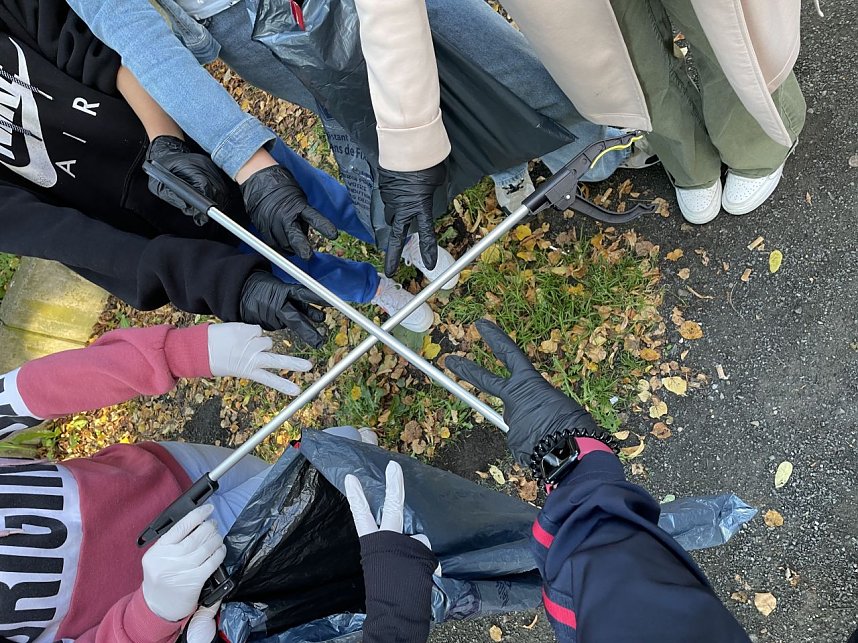 Gro&szlig;saubermachen der Petersbergschule