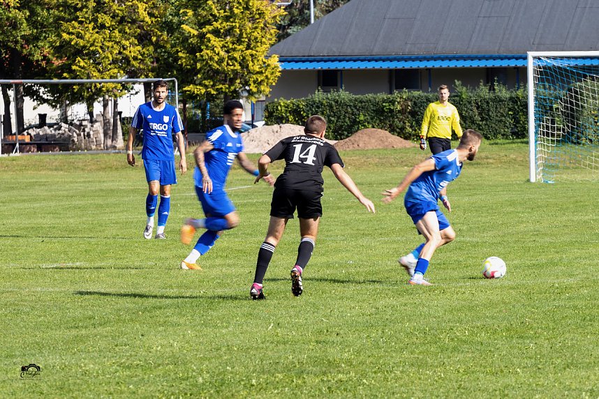 Lokalderby am Fu&szlig;e der Bleicher&ouml;der Berge