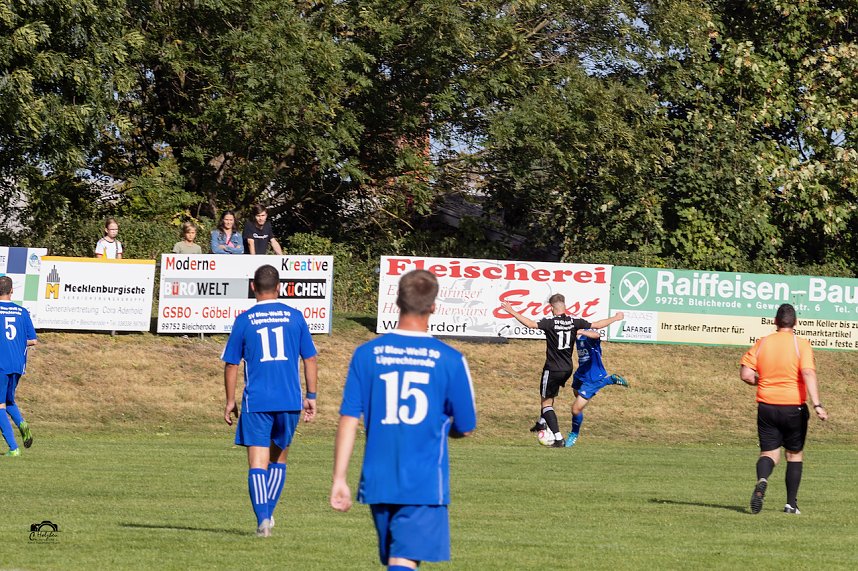 Lokalderby am Fu&szlig;e der Bleicher&ouml;der Berge