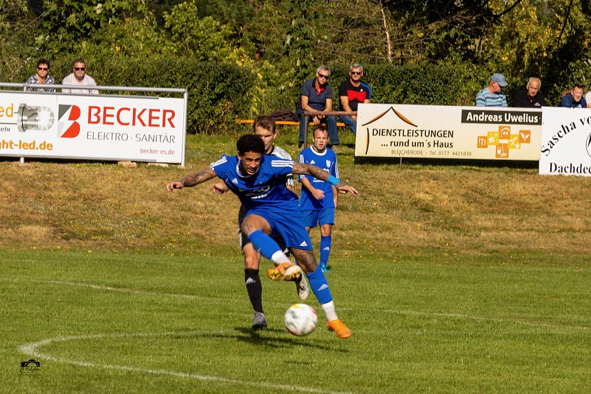 Lokalderby am Fu&szlig;e der Bleicher&ouml;der Berge