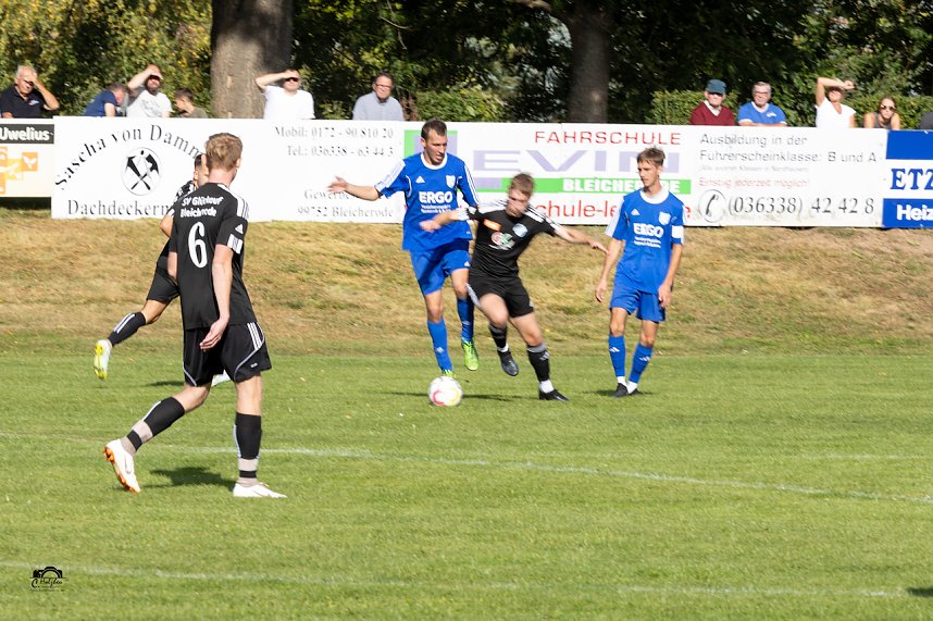 Lokalderby am Fu&szlig;e der Bleicher&ouml;der Berge