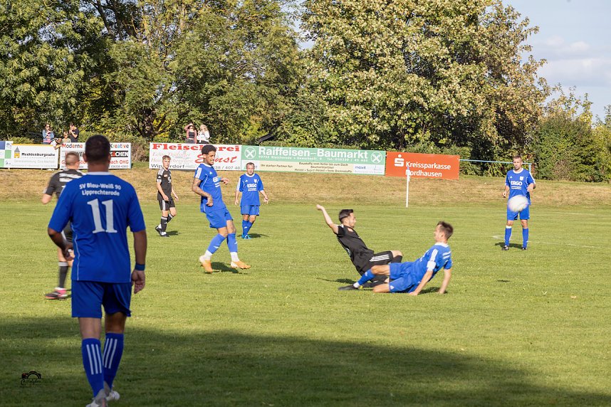 Lokalderby am Fu&szlig;e der Bleicher&ouml;der Berge