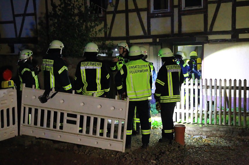 Feuerwehreinsatz in Wolkramshausen