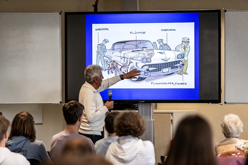 J&uuml;rgen May am Humboldt Gymnasium