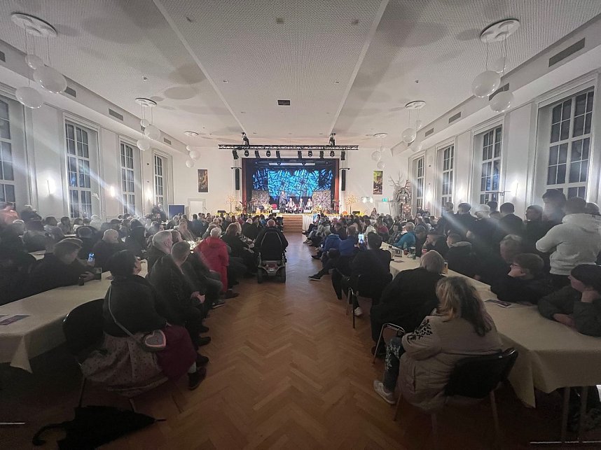 Bleicher&ouml;der wollten Antworten zum Fl&uuml;chtlingsthema