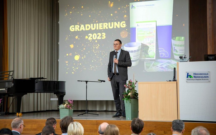 Graduierung an der Hochschule Nordhausen