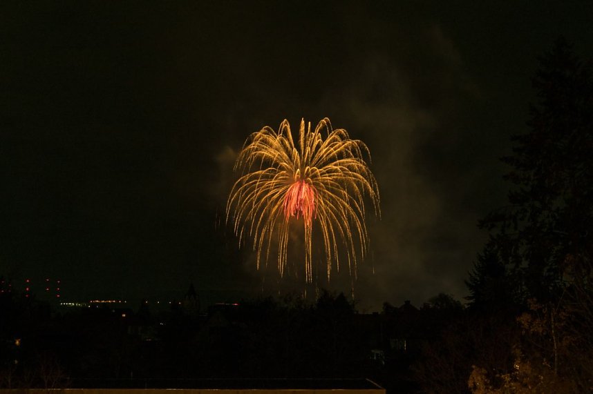 Martini-Feuerwerk 2023 in Nordhausen