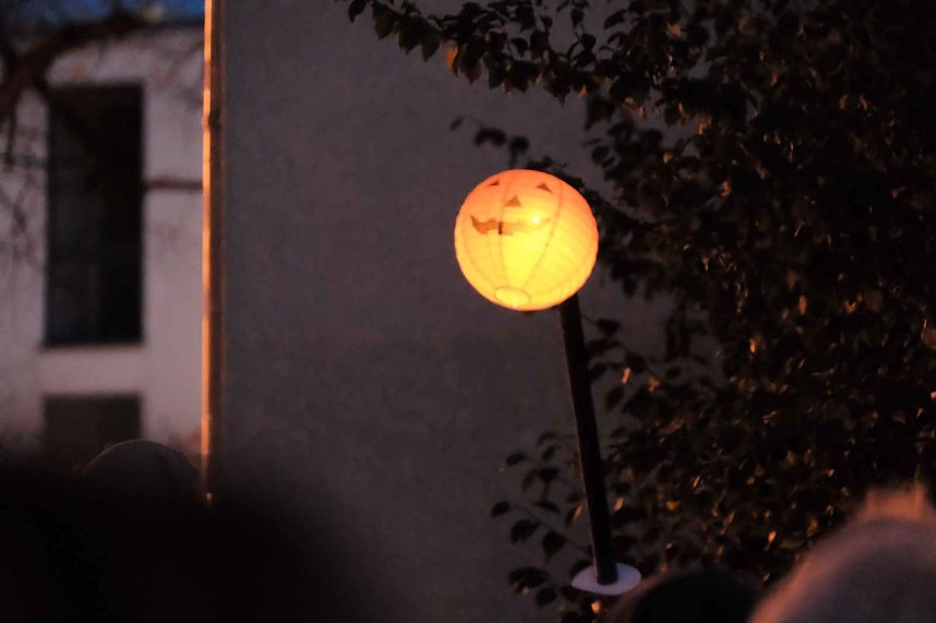 Martinsfeier und - Feuer in Nordhausen