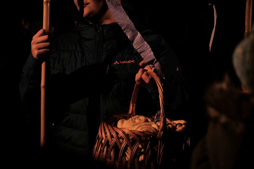 Martinsfeier und - Feuer in Nordhausen