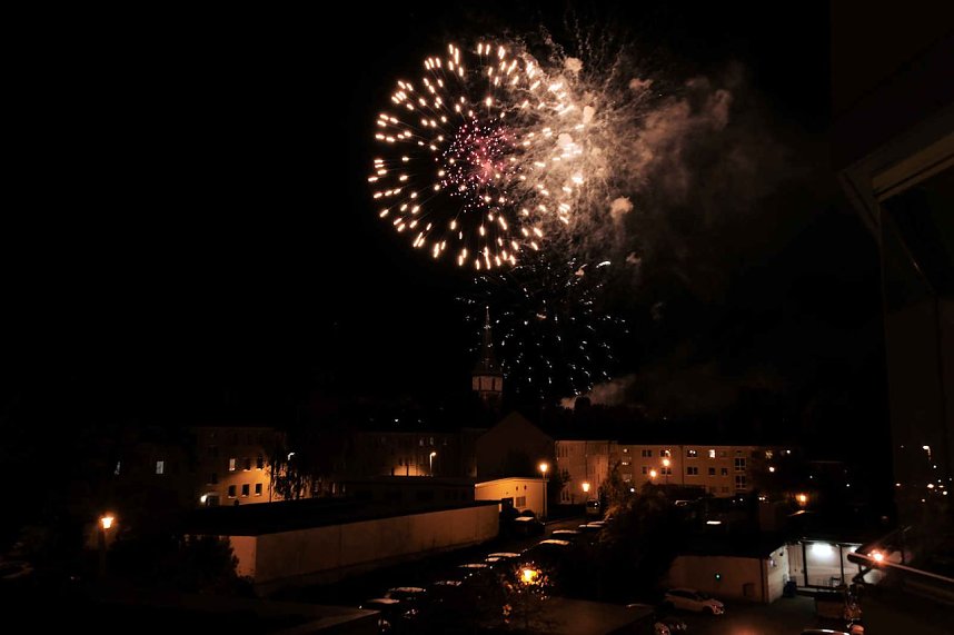 Martinsfeier und - Feuer in Nordhausen