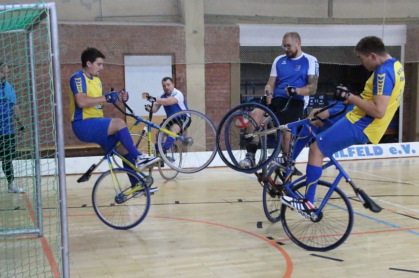 Ilfelder Radballer mit gelungenem Heimauftakt