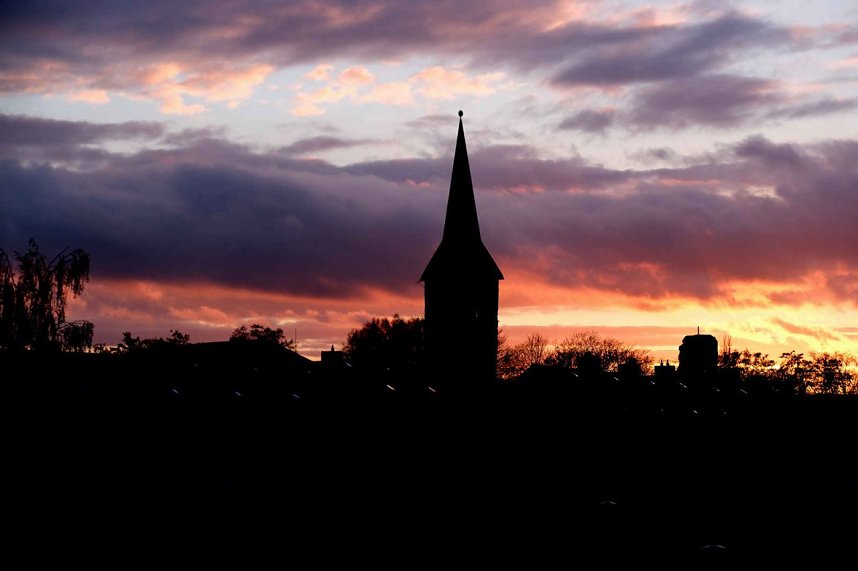 Abendrot &uuml;ber Nordhausen