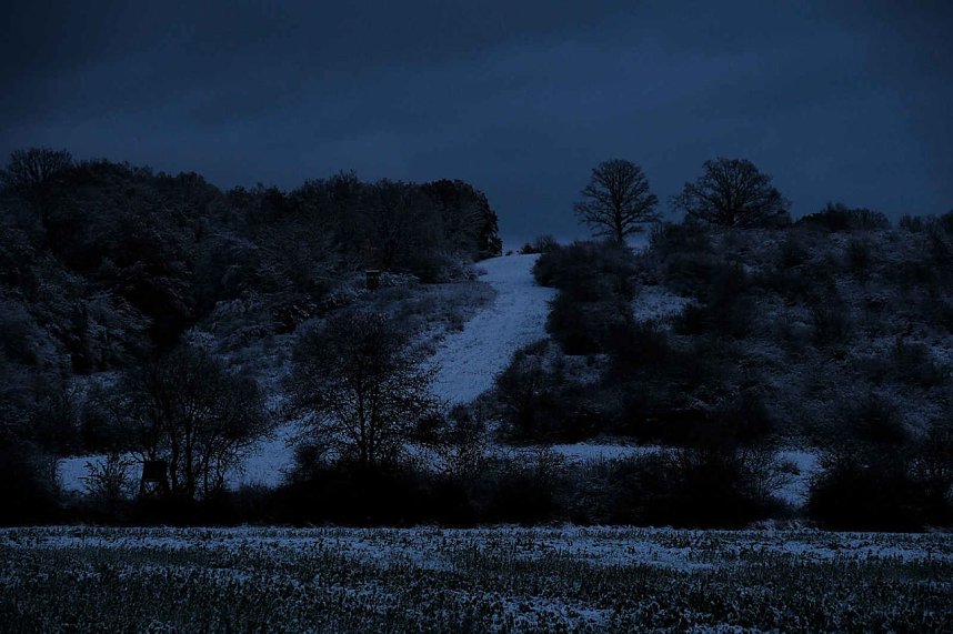 Die Windl&uuml;cke kurz vor Sonnenuntergang