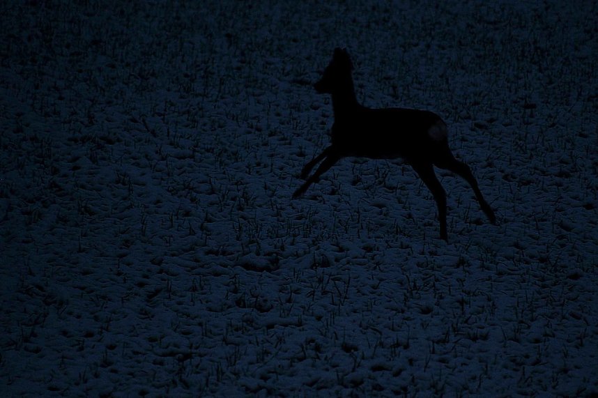 Die Windl&uuml;cke kurz vor Sonnenuntergang