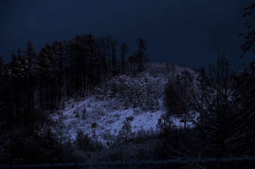 Die Windl&uuml;cke kurz vor Sonnenuntergang