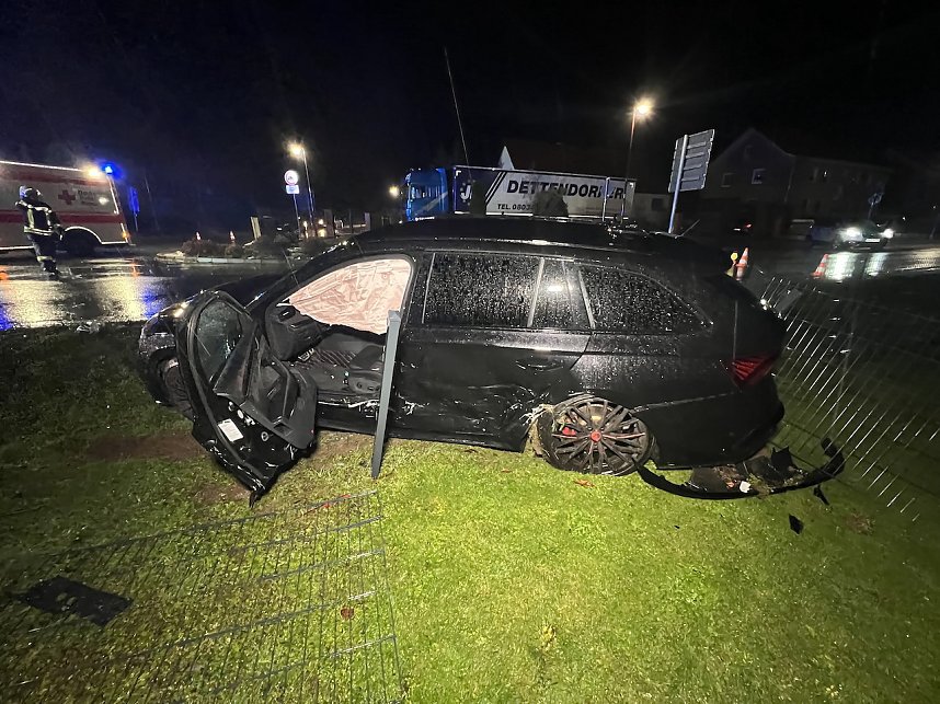 Unfall gestern Abend in Nohra