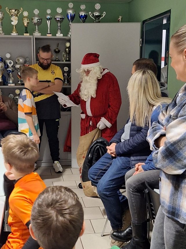 Weihnachtsfeier der E1 von Wacker 90