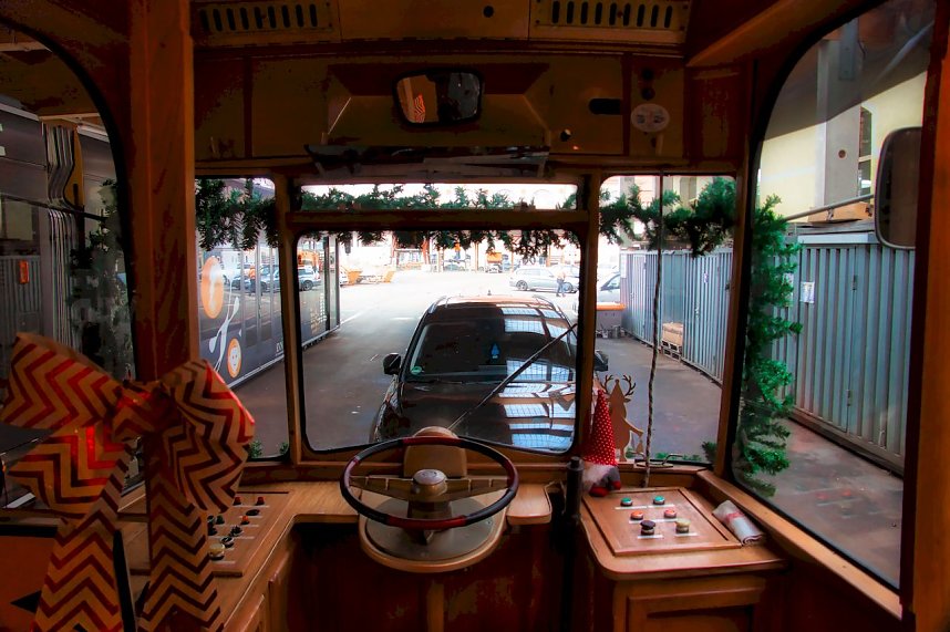 Die "Weihnachtsbahn" war unterwegs