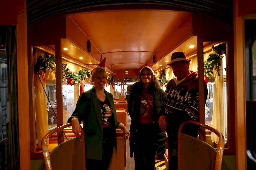 Die "Weihnachtsbahn" war unterwegs