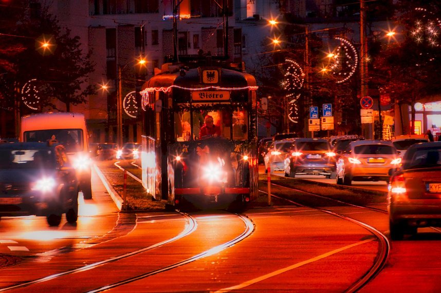 Die "Weihnachtsbahn" war unterwegs