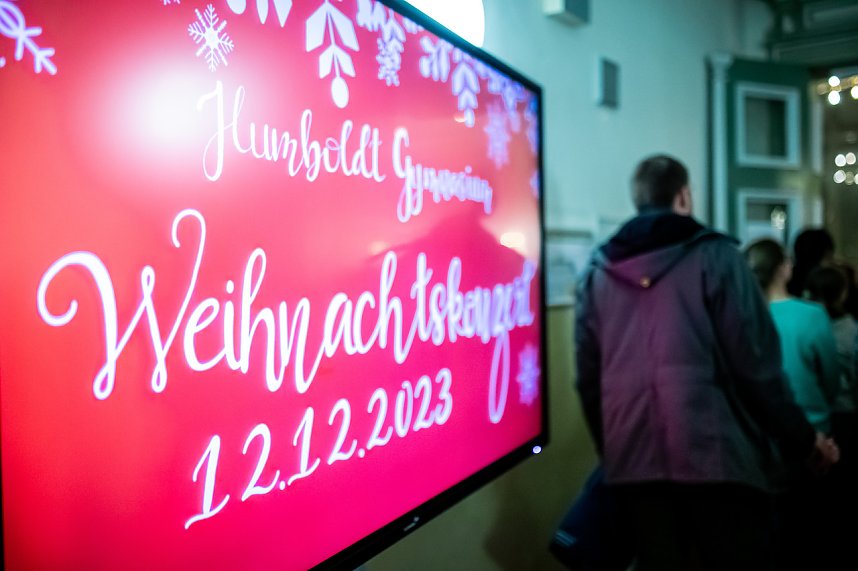 Begeisterndes Weihnachtskonzert im Humboldt-Gymnasium