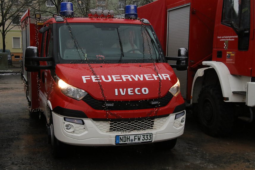 Das Friedenslicht aus Bethlehem wurde heute auf dem August-Bebel-Platz verteilt