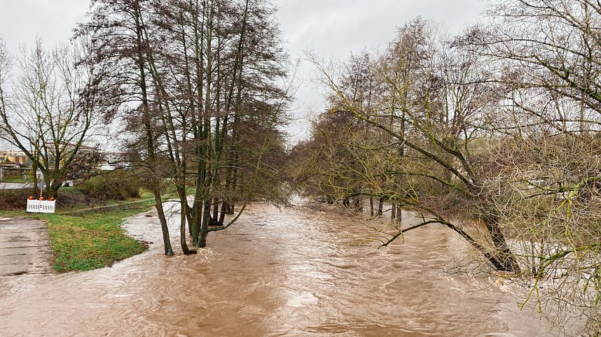 Die Pegel steigen weiter - Zorge in Nordhausen