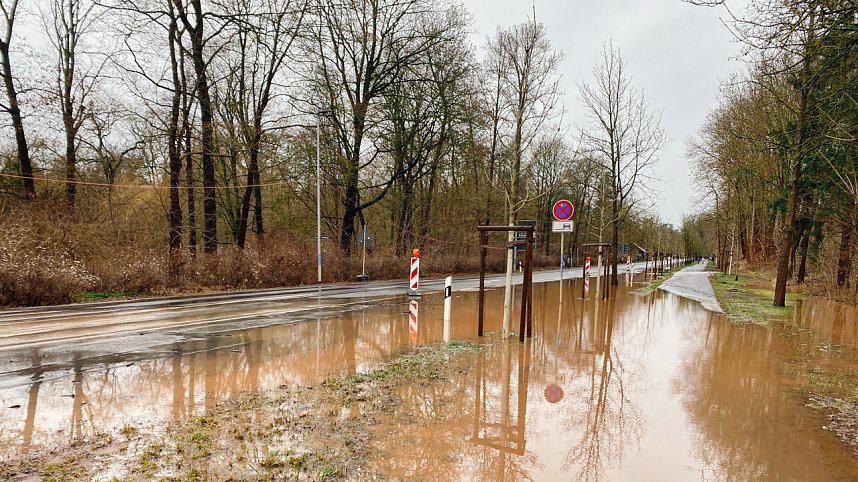 Die Pegel steigen weiter - Zorge in Nordhausen