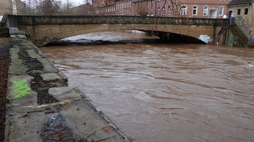 Hochwasser im Landkreis Nordhausen