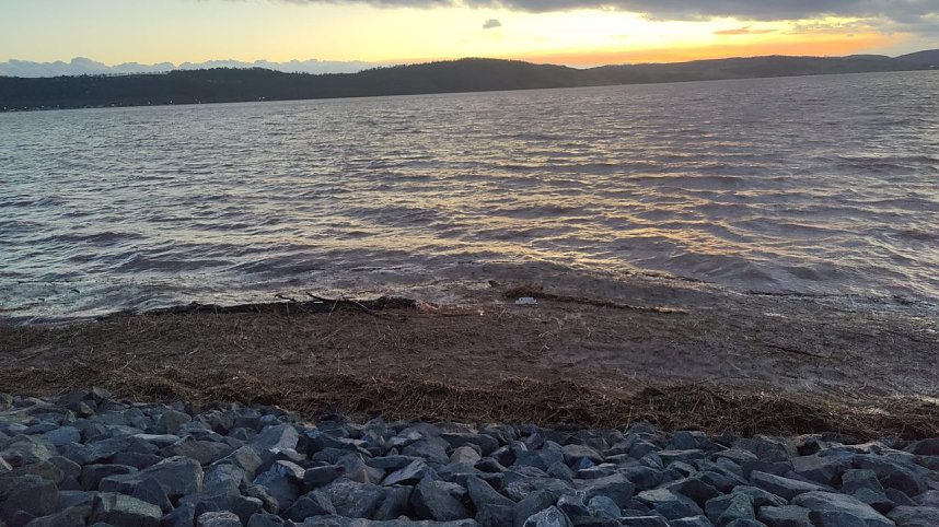 Voller Stausee bei Kelbra