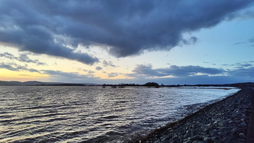 Voller Stausee bei Kelbra