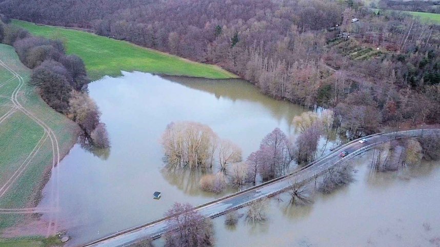 Ibergtalsperre zwischen Buchholz und Stempeda