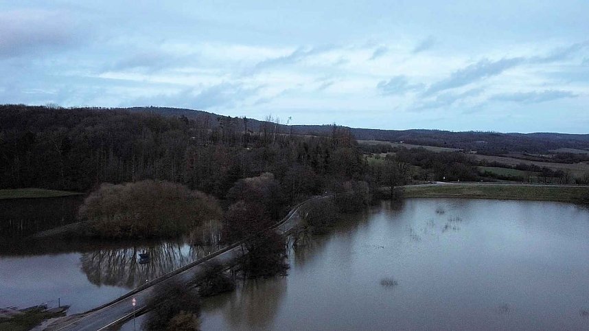 Ibergtalsperre zwischen Buchholz und Stempeda